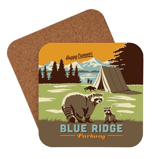 Blue Ridge Parkway Happy Campers Coaster