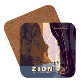 Zion NP Explore the Narrows Coaster | Made in the USA