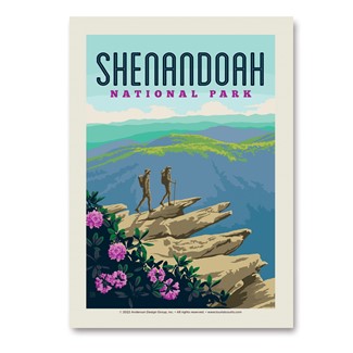 Shenandoah NP Hawksbill Mountain | Vertical Sticker