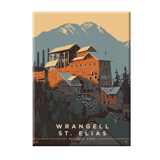 Wrangell-St.Elias NP Ghost Town Magnet | Made in the USA