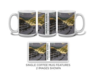 Indiana Dunes National Park Lake Breeze Mug | National Parks Themed Mugs