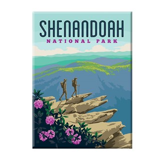 Shenandoah NP Hawksbill Mountain Magnet | Metal Magnet