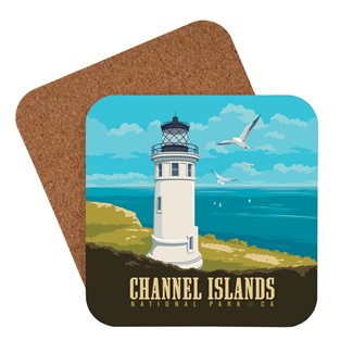 Channel Islands Anacapa Lighthouse Coaster | American Made Coaster
