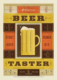 Official Beer Taster | Postcard