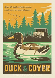 Duck & Cover | Postcard