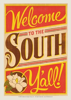 Welcome to the South | Postcard