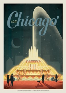 Chicago Buckingham Fountain | Postcard