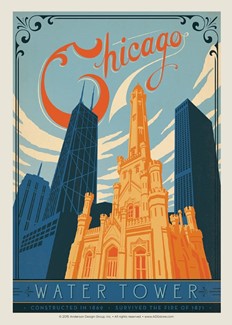 Chicago Water Tower | Postcard