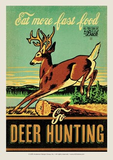 Deer Hunting | Postcard