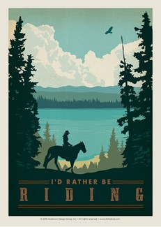 Rather Be Riding | Postcard