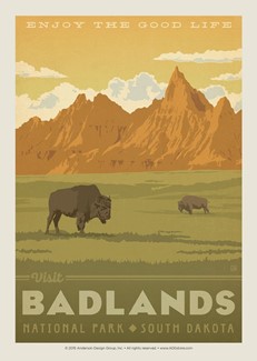 Badlands NP | Postcard