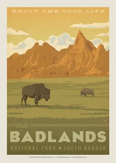 Badlands NP Postcard