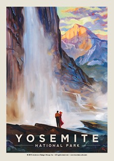Yosemite National Park Yosemite Falls Postcard