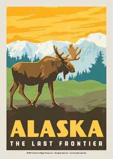 Alaska Frontier Moose | Postcard