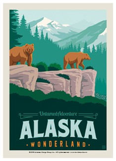 Alaska Wonderland Bears | Postcard