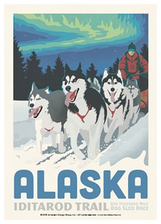 Alaska Dog Sled | Postcard