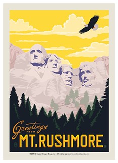 Mt. Rushmore Postcard