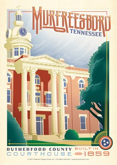 Murfreesboro Courthouse Postcards | Postcard