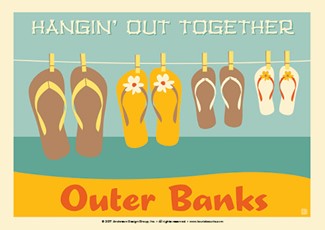 Outer Banks Hangin' Out | Postcard