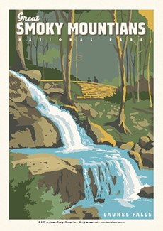 Great Smoky Laurel Falls | Postcard