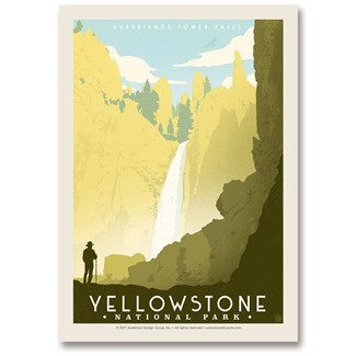 Yellowstone Tower Falls Postcard