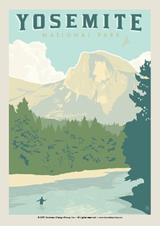 Yosemite Half Dome | Postcard
