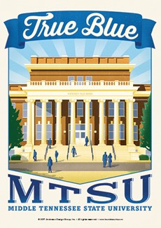 MTSU True Blue | Postcard