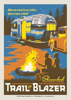 Shenandoah Trailer Blazer Postcard