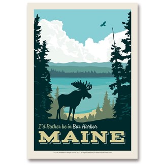 ME I'd Rather Be in Bar Harbor | Postcards