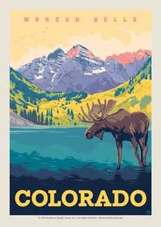 CO Maroon Bells | Postcard