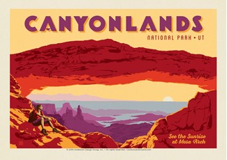 Canyonlands Mesa Arch | Postcard