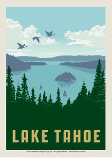 Lake Tahoe Postcard