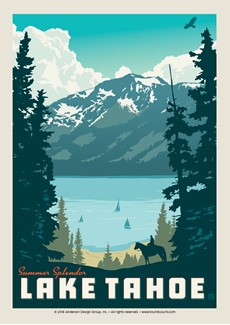 Lake Tahoe Summer Splendor Postcard