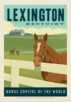 Lexington, KY Postcard