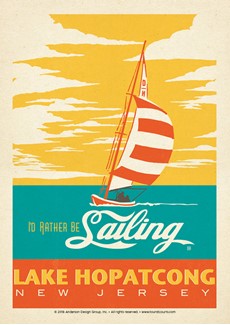 NJLH I'd Rather Be Sailing | Postcards