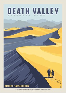 Death Valley Sand Dunes Postcard