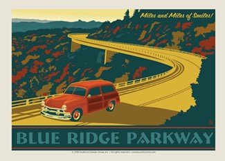 Blue Ridge Parkway Postcard