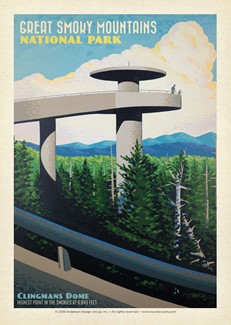 Great Smoky Clingmans Dome | Postcard