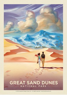 Great Sand Dunes Sands of Time | Postcard