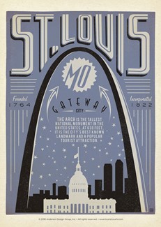 St Louis Print Shop | Postcard
