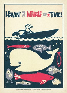 Having a Whale of a Time! | Postcard