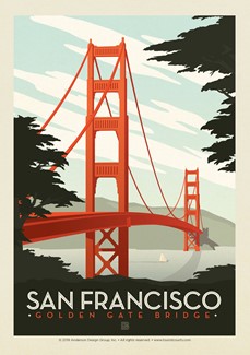 San Francisco Golden Gate Bridge | Postcard