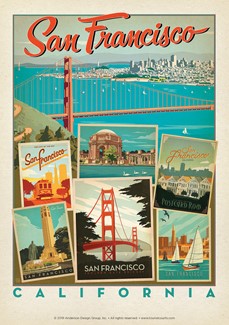 San Francisco Multi Image | Postcard