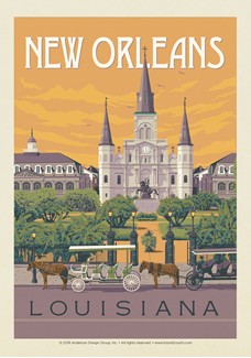 New Orleans St. Louis Cathedral Postcard
