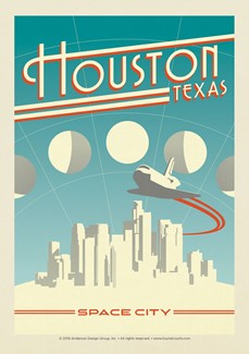 Houston Space City | Postcard