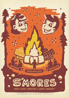 Smores Postcard