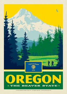 Oregon State Pride Postcard