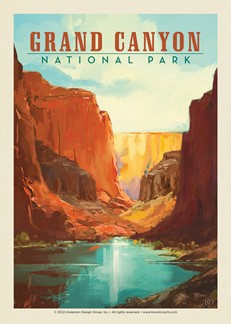 Grand Canyon NP Vermilion Landscape | Postcards