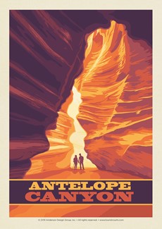 Antelope Canyon, AZ Gulch | Postcard