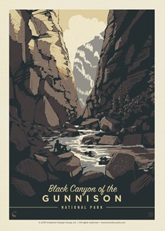 Black Canyon of the Gunnison NP Shadowlands Postcard